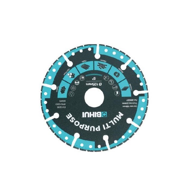 Bihui-DIJAMANTNE REZNE PLOČE, BIHUI REZNA PLOČA VIŠENAMJENSKA 125 MM, 14,34 EUR, KOM, 39688, AKCIJA
