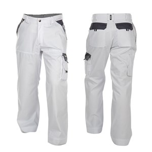 HLAČE RADNE NASHVILLE BIJELO/SIVE 54