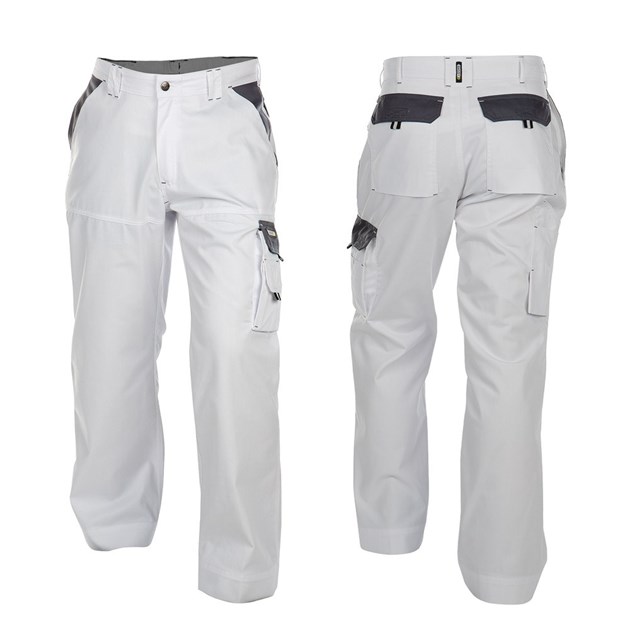 Dassy-RADNE HLAČE, HLAČE RADNE NASHVILLE BIJELO/SIVE 52, 35,85 EUR, KOM, 32114, AKCIJA