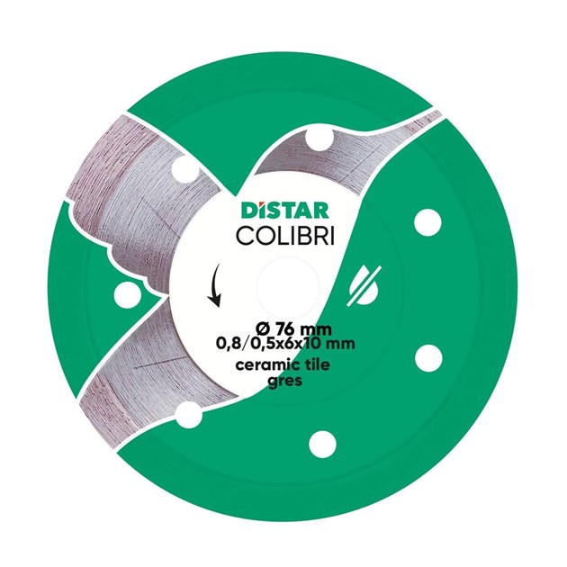 Distar-DIJAMANTNE REZNE PLOČE, DISTAR COLIBRI REZNA PLOČA 76 MM, 31,24 EUR, KOM, DS6421, AKCIJA