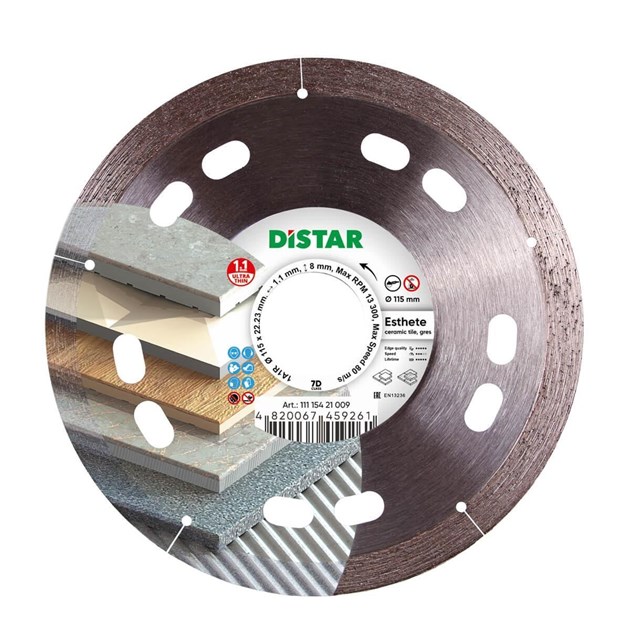 Distar-DIJAMANTNE REZNE PLOČE, DISTAR ESTHETE REZNA PLOČA 115 MM, 32,75 EUR, KOM, DS5416, AKCIJA