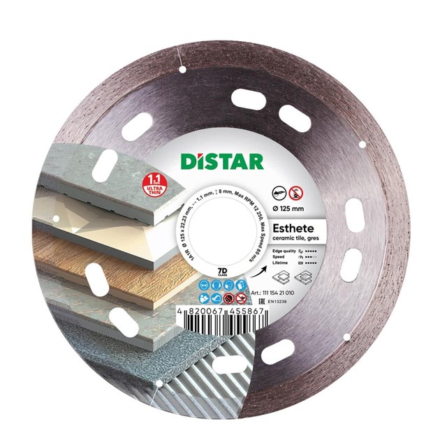 Distar-DIJAMANTNE REZNE PLOČE, DISTAR ESTHETE REZNA PLOČA 125 MM, 37,36 EUR, KOM, DS5544, AKCIJA