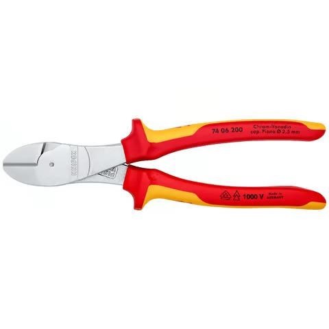Knipex-KNIPEX KLIJEŠTA I OPREMA, KNIPEX KLIJEŠTA BOČNA SJEČA OJAČANA 1000 V 200 MM, 48,85 EUR, KOM, 7406200, AKCIJA