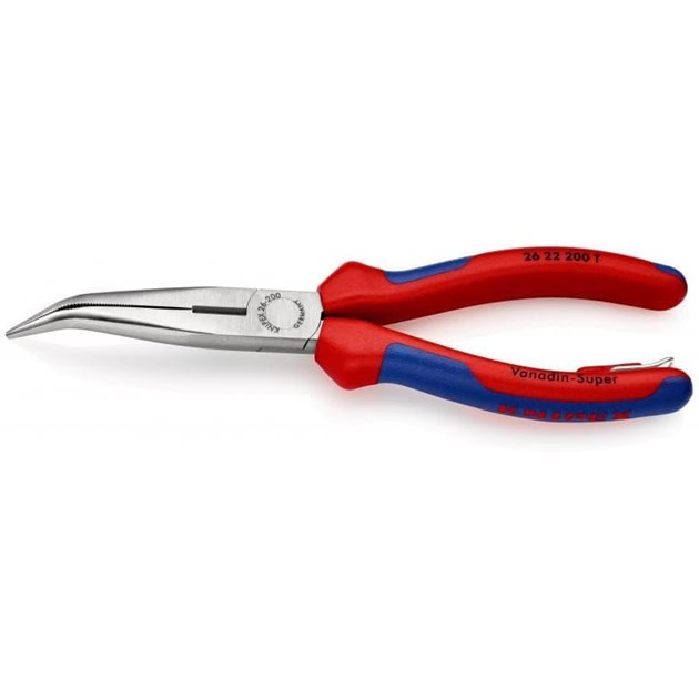 Knipex-KNIPEX KLIJEŠTA I OPREMA, KNIPEX KLIJEŠTA POLUOKRUGLA ŠPIC KRIVA 200 MM, 33,50 EUR, KOM, 2622200, AKCIJA