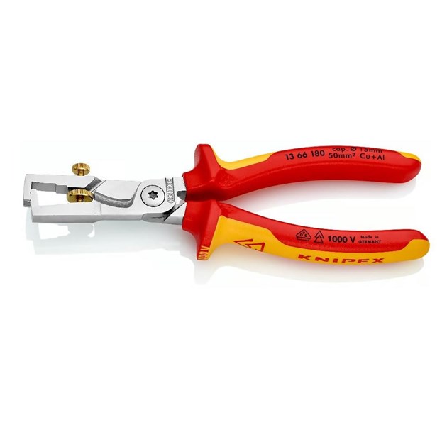 Knipex-KNIPEX KLIJEŠTA I OPREMA, KNIPEX KLIJEŠTA ZA SKIDANJE IZOL. 1000 V 180 MM, 66,25 EUR, KOM, 1366180, AKCIJA