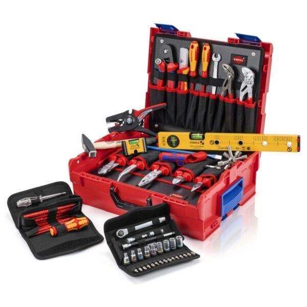 Knipex-KNIPEX KLIJEŠTA I OPREMA, KNIPEX SET ALATA ELEKTRIČARSKI U L-BOXX 65 KOM, 1.391,88 EUR, KOM, 002119LBE, AKCIJA