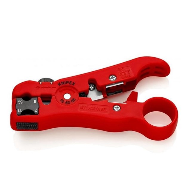 Knipex-KNIPEX KLIJEŠTA I OPREMA, KNIPEX SKIDAČ IZOLACIJE S KOAX. I TELEF. KABELA, 16,65 EUR, KOM, 166006SB, AKCIJA