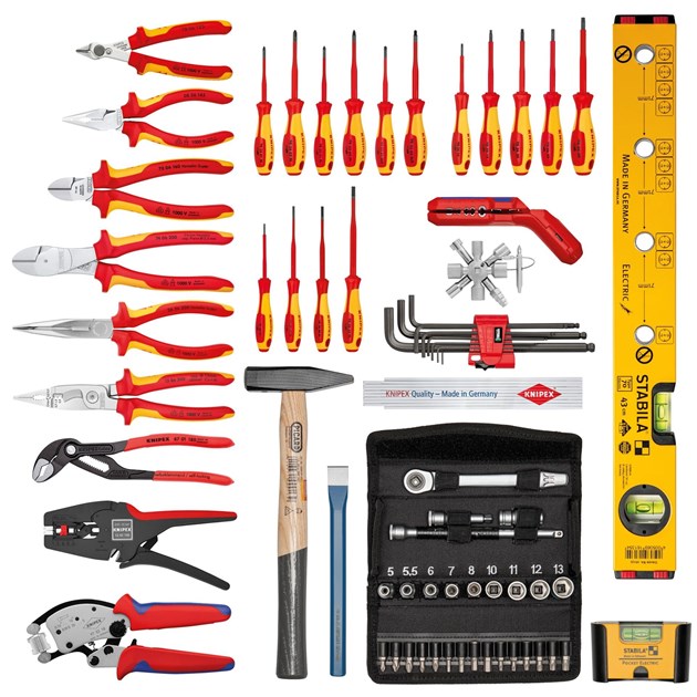 Knipex-KNIPEX KLIJEŠTA I OPREMA, KNIPEX SET ALATA ZA ELEKTRIČARE U KOFERU 68 KOM, 1.552,31 EUR, KOM, 002106, AKCIJA