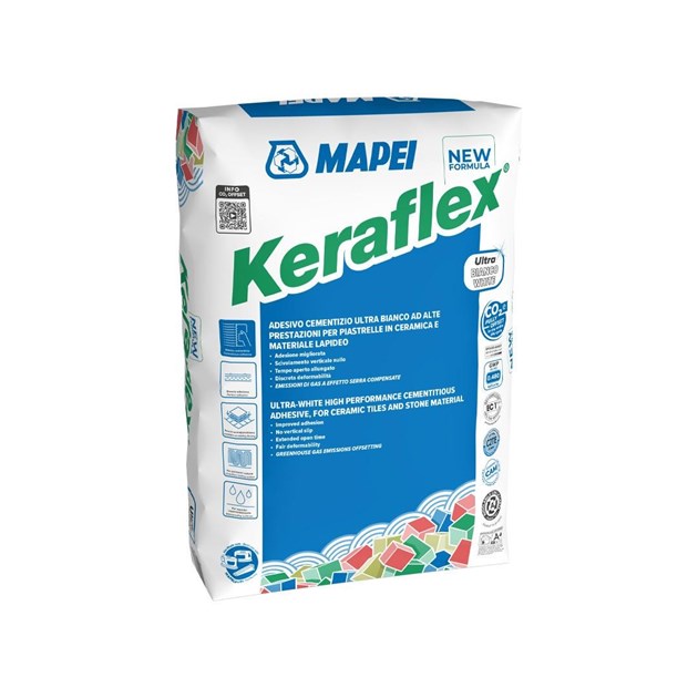 Mapei-CEMENTNA LJEPILA, MAPEI KERAFLEX BIJELI 25 KG, 17,58 EUR, KG, 1M17B/25, AKCIJA
