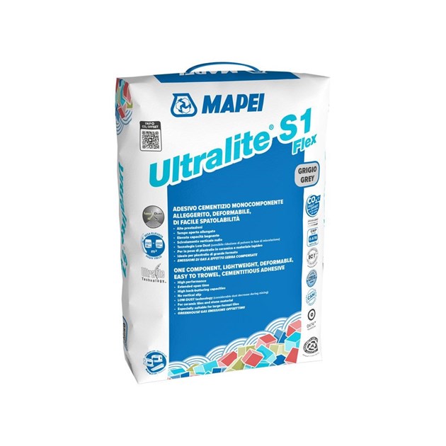 Mapei-CEMENTNA LJEPILA, MAPEI ULTRALITE S1 FLEX SIVI 15 KG, 28,13 EUR, KG, 1M15F/15, AKCIJA