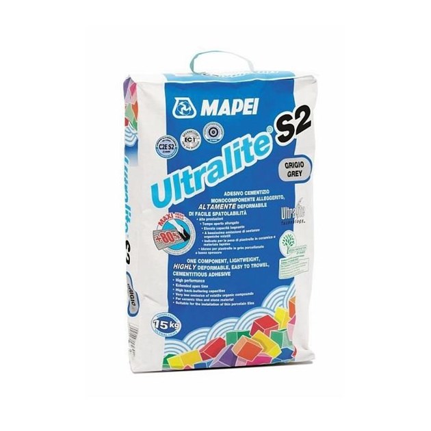 Mapei-CEMENTNA LJEPILA, MAPEI ULTRALITE S2 FLEX BIJELI 15 KG, 38,67 EUR, KG, 1201615, AKCIJA