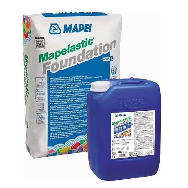 Mapei-CEMENTNE HIDROIZOLACIJE, MAPEI MAPELASTIC FOUNDATION 32 KG KOMPLET, 90 EUR, KG, 1M39/22, AKCIJA