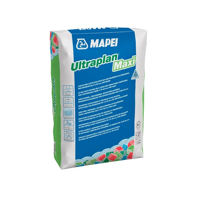 Mapei-NIVELIR MASE, MAPEI ULTRAPLAN MAXI 25 KG, 28,13 EUR, KG, 1M62/25, AKCIJA