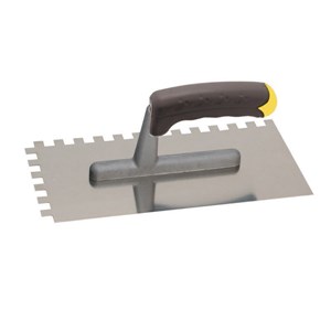 GLETER NAZUBLJENI INOX S GUMENOM DRŠKOM 28X13