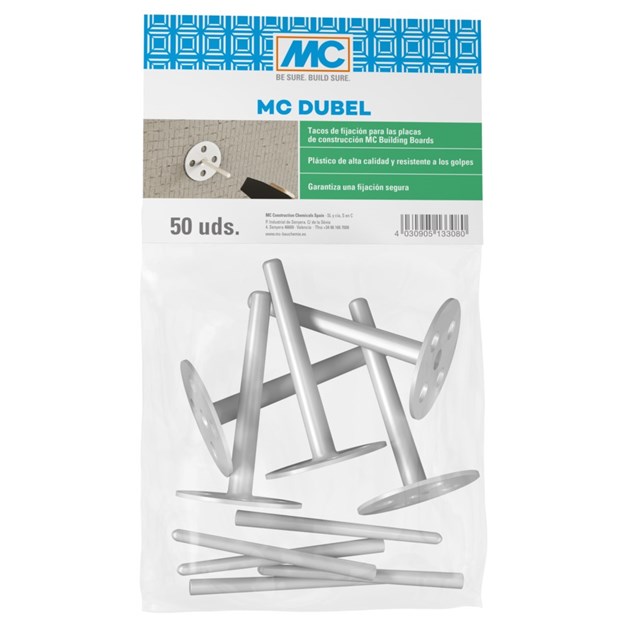 MC Bauchemie-GRAĐEVINSKE PLOČE - BAUPLATTE, MC PRIČVRSNICA ZA GRAĐEVINSKE PLOČE 50 KOM, 17 EUR, KOM, 8703575091, AKCIJA