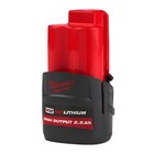 MILWAUKEE-BATERIJE, MILWAUKEE AKUMULATOR M12HB2.5, 44,28 EUR, KOM, 4932480164, AKCIJA