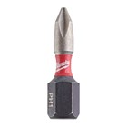 MILWAUKEE-BITOVI I ADAPTERI ZA BITOVE, MILWAUKEE BIT SHOCKWAVE PH1 25MM-2 KOM, 2,44 EUR, KOM, 4932430850