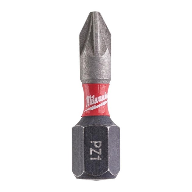 MILWAUKEE-BITOVI I ADAPTERI ZA BITOVE, MILWAUKEE BIT SHOCKWAVE PZ1 25MM-2 KOM, 2,44 EUR, KOM, 4932430860