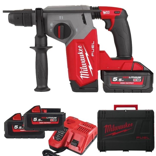 MILWAUKEE-BUŠAĆI ČEKIĆI SDS+, MILWAUKEE AKU BUŠAĆI ČEKIĆ SDS+ SET M18FHX-552X, 827,71 EUR, KOM, 4933478889, AKCIJA