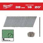 MILWAUKEE-ČAVLI ZA AKU PIŠTOLJE I KLAMARICE, MILWAUKEE ČAVLI 16G 38MM 2000 KOM, 19,57 EUR, KOM, 4932492583, AKCIJA