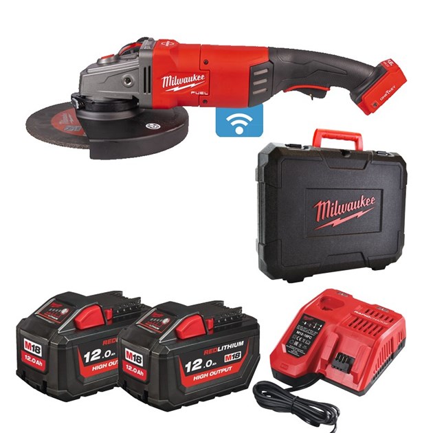 MILWAUKEE-KUTNE BRUSILICE 230 MM, MILWAUKEE AKU BRUSILICA SET M18ONEFLAG230XPDB-122C, 1.315,13 EUR, KOM, 4933478783, AKCIJA