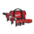 MILWAUKEE-M12 KOMPLETI ALATA, MILWAUKEE AKU SET ALATA M12BPP3A-202B, 389,24 EUR, KOM, 4933441225, AKCIJA