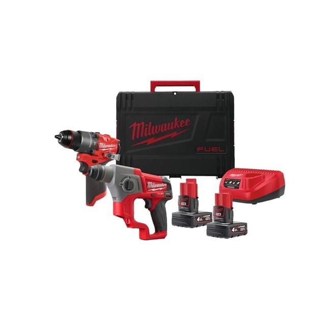 MILWAUKEE-M12 KOMPLETI ALATA, MILWAUKEE AKU SET ALATA M12FPP2F2-402X, 561,38 EUR, KOM, 4933480590, AKCIJA