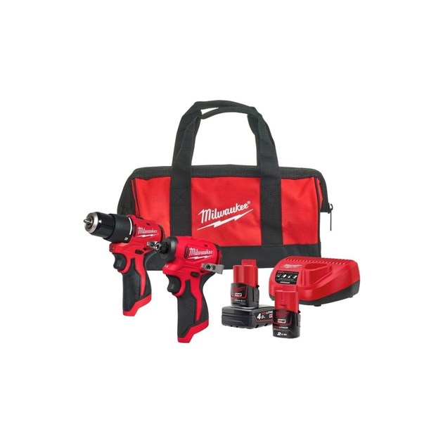 MILWAUKEE-M12 KOMPLETI ALATA, MILWAUKEE AKU SET ALATA M12BLPP2B-422B, 348,74 EUR, KOM, 4933500425