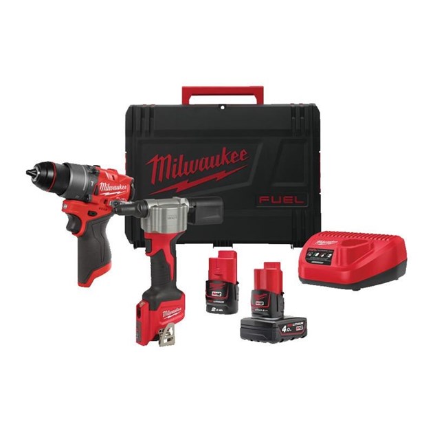 MILWAUKEE-M12 KOMPLETI ALATA, MILWAUKEE AKU SET ALATA M12FPP2D2-422X, 711,25 EUR, KOM, 4933480593