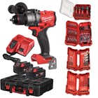 MILWAUKEE-M18 KOMPLETI AKU ALATA, MILWAUKEE AKU BUŠILICA UDARNA PACKOUT SET M18FPD3, 831,38 EUR, KOM, 4933498240, AKCIJA