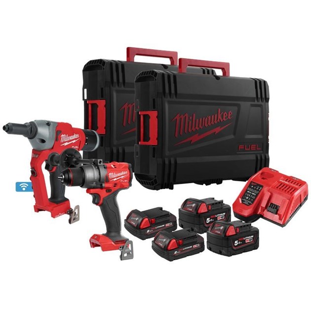 MILWAUKEE-M18 KOMPLETI AKU ALATA, MILWAUKEE AKU SET ALATA M18FPP2G3-524XEU, 1.326,38 EUR, KOM, 4933492529, AKCIJA