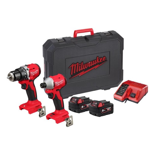 MILWAUKEE-M18 KOMPLETI AKU ALATA, MILWAUKEE AKU SET ALATA M18BLCPP2B-502C, 606,38 EUR, KOM, 4933492837, AKCIJA
