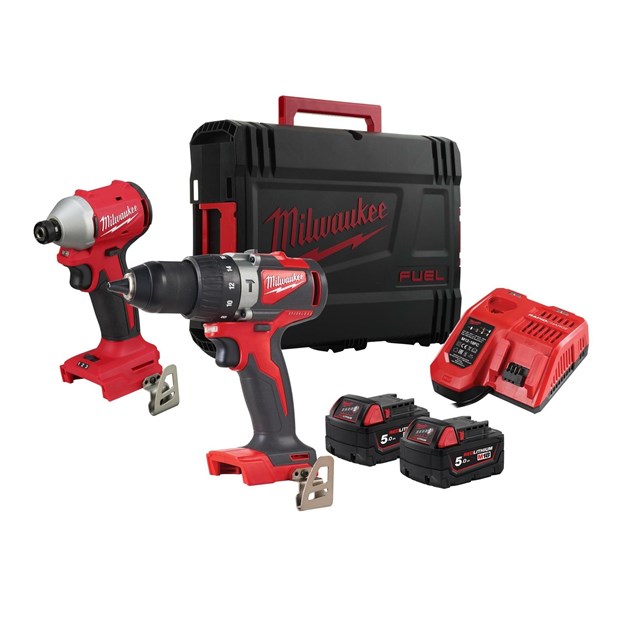 MILWAUKEE-M18 KOMPLETI AKU ALATA, MILWAUKEE AKU SET ALATA M18BLPP2A3-502X, 823,75 EUR, KOM, 4933492844