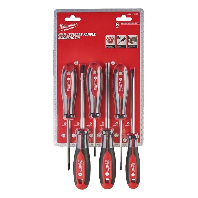 MILWAUKEE-ODVIJAČI, MILWAUKEE ODVIJAČ MAGNETNI TRI-LOBE SET 6 KOM, 23,85 EUR, KOM, 4932471807