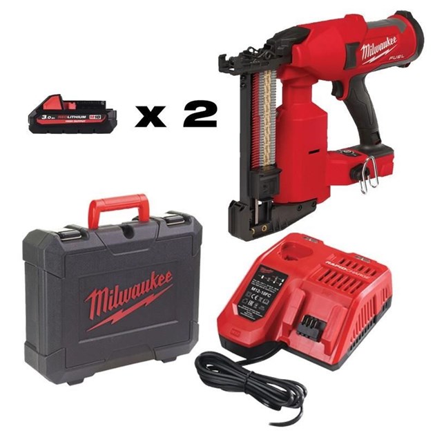 MILWAUKEE-PIŠTOLJI ZA ČAVLE I KLAMARICE, MILWAUKEE AKU ČAVLERICA SET M18FFN-302C, 1.101,38 EUR, KOM, 4933479832, AKCIJA