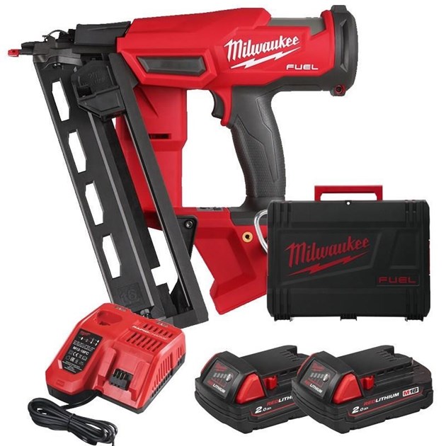 MILWAUKEE-PIŠTOLJI ZA ČAVLE I KLAMARICE, MILWAUKEE AKU ČAVLERICA SET M18FFN-202X, 797,63 EUR, KOM, 4933478092, AKCIJA