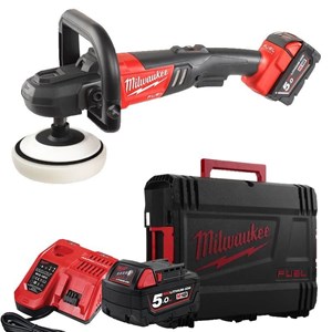 MILWAUKEE AKU POLIRKA SET M18FAP180-502X