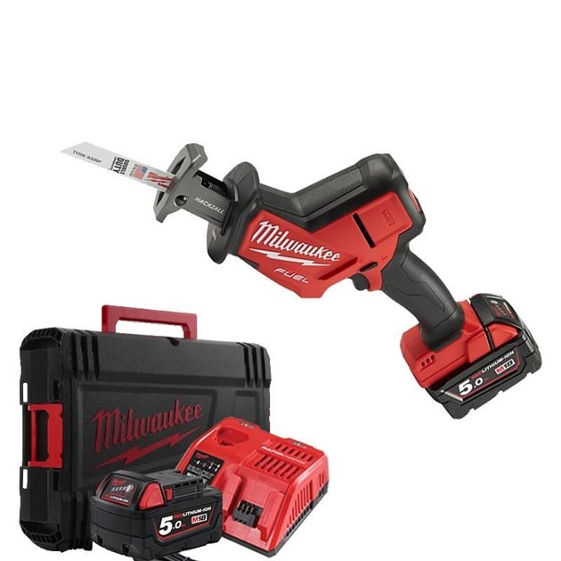 MILWAUKEE-RECIPROČNE PILE, MILWAUKEE AKU PILA RECIPROČNA SET M18FHZ-502X, 602,29 EUR, KOM, 4933459885