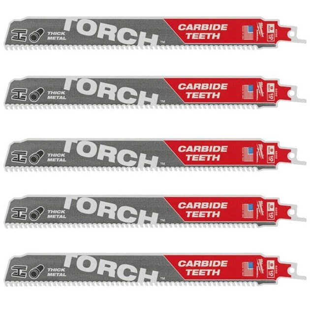 MILWAUKEE-REZANJE / PILJENJE, MILWAUKEE LIST SABLJASTE PILE TORCH 230X10T-5 KOM, 124,64 EUR, KOM, 48475552