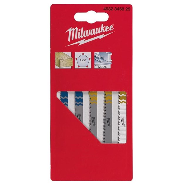 MILWAUKEE-REZANJE / PILJENJE, MILWAUKEE LIST UBODNE PILE SET 5 KOM, 5,34 EUR, KOM, 4932345825, AKCIJA