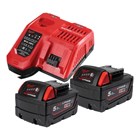 MILWAUKEE-SETOVI BATERIJE + PUNJAČ, MILWAUKEE SET AKUMULATORA S PUNJAČEM M18NRGCR-502, 411,74 EUR, KOM, 4932479831, AKCIJA
