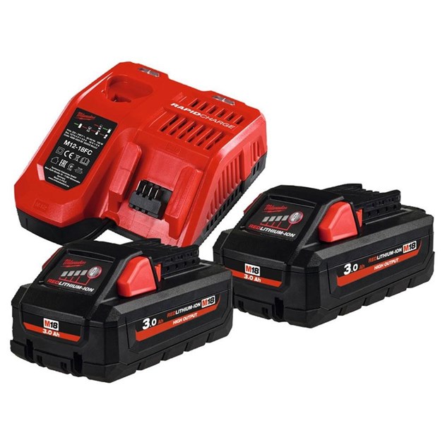 MILWAUKEE-SETOVI BATERIJE + PUNJAČ, MILWAUKEE SET AKUMULATORA S PUNJAČEM M18HNRG-302, 349,86 EUR, KOM, 4933471071, AKCIJA