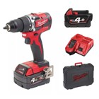 MILWAUKEE-UDARNE BUŠILICE, MILWAUKEE AKU BUŠILICA UDARNA SET M18CBLPD-402C, 434,09 EUR, KOM, 4933464537, AKCIJA