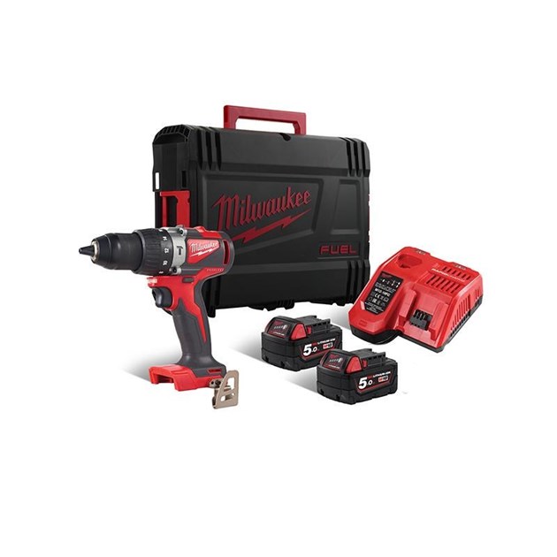 MILWAUKEE-UDARNE BUŠILICE, MILWAUKEE AKU BUŠILICA UDARNA SET M18BLPD2-502X, 596,31 EUR, KOM, 4933464517