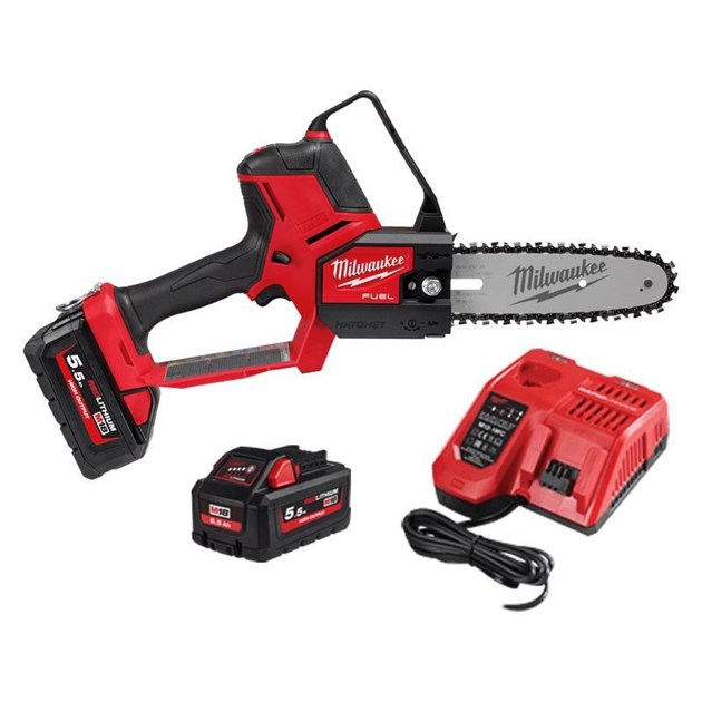 MILWAUKEE-UREĐENJE EKSTERIJERA, MILWAUKEE AKU PILA LANČANA 20CM SET M18FHS20-552, 807,75 EUR, KOM, 4933480118, AKCIJA