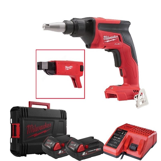 MILWAUKEE-UVRTAČI, MILWAUKEE AKU UVRTAČ SET M18FSGC-202X, 595,13 EUR, KOM, 4933459199, AKCIJA