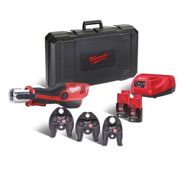 MILWAUKEE-VODOINSTALATERSKI ALATI, MILWAUKEE AKU ALAT ZA PREŠANJE M12HPT-202C U-SET, 2.035,13 EUR, KOM, 4933443110, AKCIJA