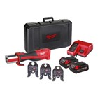 MILWAUKEE-VODOINSTALATERSKI ALATI, MILWAUKEE AKU ALAT ZA PREŠANJE M18BLHPT-202C GEBERIT MAPRESS SET, 3.023,75 EUR, KOM, 4933480903