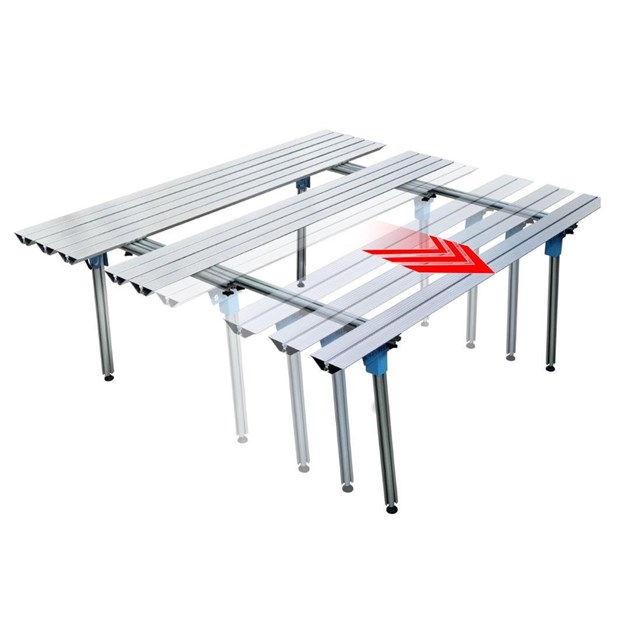 Sigma-RADNI STOLOVI ZA VELIKE FORMATE KERAMIKE, SIGMA STOL ZA VELIKE FORMATE PODESIV 180X96-165 CM, 787,50 EUR, KOM, 63G, AKCIJA