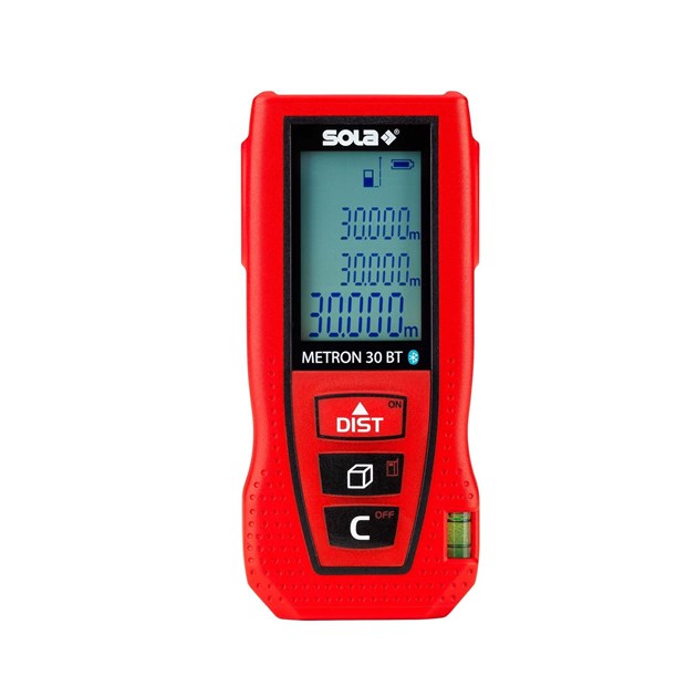 Sola-DALJINOMETRI, SOLA LASERSKI DALJINOMJER METRON 30 BT, 91,01 EUR, KOM, 71025101, AKCIJA